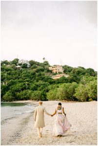 Navya and Connor's Destination Indian Fusion Wedding in St. Thomas