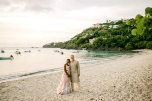 Navya and Connor's Destination Indian Fusion Wedding in St. Thomas