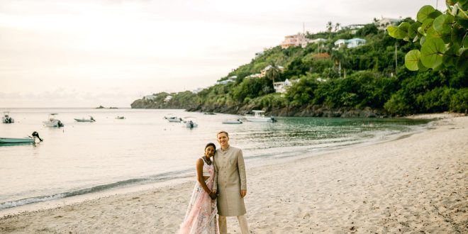 Navya and Connor's Destination Indian Fusion Wedding in St. Thomas