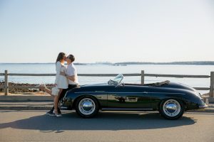 Durkin_Ambroziak_Newlyred Photo + Film_IMG_9077_low Coastal Engagement with Vintage Speedster & Editorial Edge