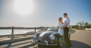 Coastal Engagement with Vintage Speedster & Editorial Edge