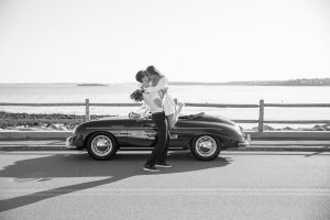 Durkin_Ambroziak_Newlyred Photo + Film_IMG_9339_low Coastal Engagement with Vintage Speedster & Editorial Edge