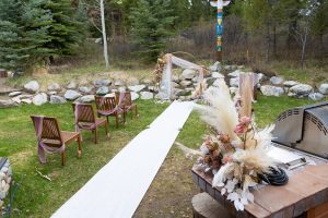 Britta and Synjin's Backyard Boho Wedding