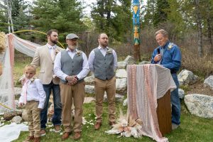 Britta and Synjin's Backyard Boho Wedding