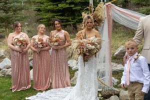 Britta and Synjin's Backyard Boho Wedding