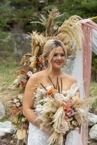 Britta and Synjin's Backyard Boho Wedding