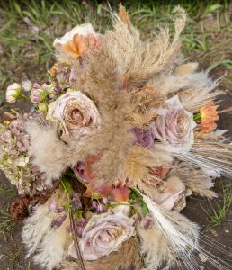 Britta and Synjin's Backyard Boho Wedding