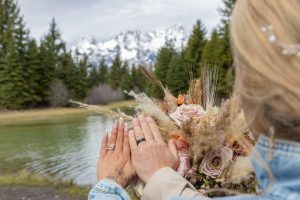 Britta and Synjin's Backyard Boho Wedding