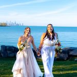 Stephanie and Paige's Beautiful Waterside Wedding at Promontory Point in Chicago