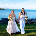 Stephanie and Paige's Beautiful Waterside Wedding at Promontory Point in Chicago