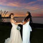 Stephanie and Paige's Beautiful Waterside Wedding at Promontory Point in Chicago