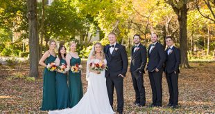 Stephanie and Nate's Gorgeous Fall Wedding at Halverson House