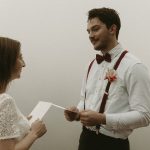 Rebecca and Jackson's Moody Elopement of Rugged Beauty at Hawksbill Crag
