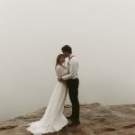 Rebecca and Jackson's Moody Elopement of Rugged Beauty at Hawksbill Crag