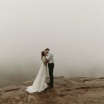 Rebecca and Jackson's Moody Elopement of Rugged Beauty at Hawksbill Crag
