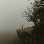 Rebecca and Jackson's Moody Elopement of Rugged Beauty at Hawksbill Crag