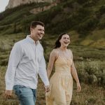 Gilmore_Blaxton_Katie Dawn Photo_AG6I2917_low Shannon and Connor's Mountain Engagement in the Wildflower Meadows of Crested Butte