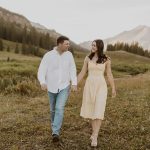 Gilmore_Blaxton_Katie Dawn Photo_AG6I2952_low Shannon and Connor's Mountain Engagement in the Wildflower Meadows of Crested Butte