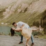 Gilmore_Blaxton_Katie Dawn Photo_AG6I3116_low Shannon and Connor's Mountain Engagement in the Wildflower Meadows of Crested Butte