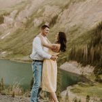 Gilmore_Blaxton_Katie Dawn Photo_AG6I3124_low Shannon and Connor's Mountain Engagement in the Wildflower Meadows of Crested Butte