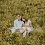Gilmore_Blaxton_Katie Dawn Photo_AG6I3771_low Shannon and Connor's Mountain Engagement in the Wildflower Meadows of Crested Butte