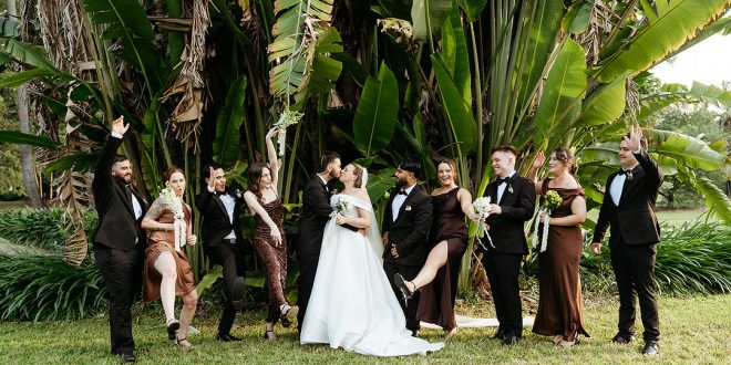 Christina and Josh’s Stylish and Fun-Filled Garden Wedding