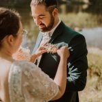 Laura and Bryan's Scenic Lakeside Elopement at Crested Butte