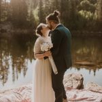 Laura and Bryan's Scenic Lakeside Elopement at Crested Butte