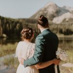 Laura and Bryan's Scenic Lakeside Elopement at Crested Butte