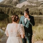 Laura and Bryan's Scenic Lakeside Elopement at Crested Butte