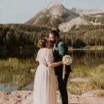 Laura and Bryan's Scenic Lakeside Elopement at Crested Butte