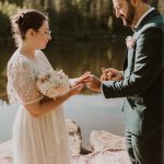 Laura and Bryan's Scenic Lakeside Elopement at Crested Butte