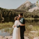 Laura and Bryan's Scenic Lakeside Elopement at Crested Butte