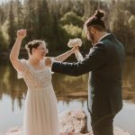 Laura and Bryan's Scenic Lakeside Elopement at Crested Butte
