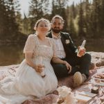 Laura and Bryan's Scenic Lakeside Elopement at Crested Butte