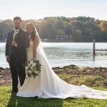 DelBen Kaylee and Alec's Lakeside Autumn Micro Wedding at Lake Norman