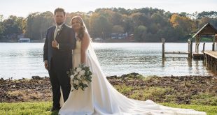 Kaylee and Alec's Lakeside Autumn Micro Wedding at Lake Norman