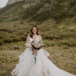 Hampton_Hampton_Katie Dawn Photo_AG6I1092_low Stormy and TJ's Outdoor Elopement at an Alpine Lake in Crested Butte