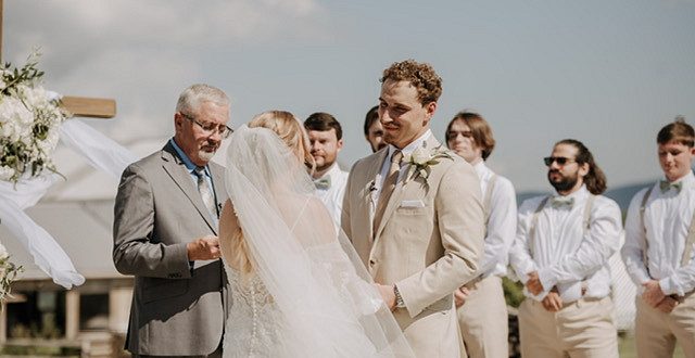 Abigale and Carter's Moody Summer Wedding at Overlook Barn