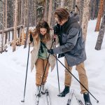 Devon & Alex Engagements Alex and Devon's Cross Country Ski Adventure Engagement