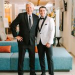 Katie and Ryan's Elegant Blue and White Spring Wedding at The Highland Manor