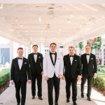 Katie and Ryan's Elegant Blue and White Spring Wedding at The Highland Manor