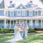 Katie and Ryan's Elegant Blue and White Spring Wedding at The Highland Manor