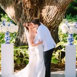 Katie and Ryan's Elegant Blue and White Spring Wedding at The Highland Manor
