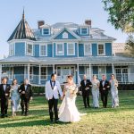 Katie and Ryan's Elegant Blue and White Spring Wedding at The Highland Manor