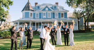 Katie and Ryan's Elegant Blue and White Spring Wedding at The Highland Manor