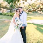 Katie and Ryan's Elegant Blue and White Spring Wedding at The Highland Manor
