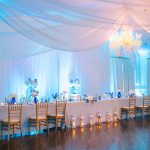 Katie and Ryan's Elegant Blue and White Spring Wedding at The Highland Manor