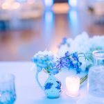 Katie and Ryan's Elegant Blue and White Spring Wedding at The Highland Manor