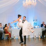 Katie and Ryan's Elegant Blue and White Spring Wedding at The Highland Manor